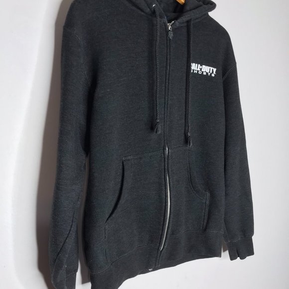 Call Of Duty Ghosts Men's Small Gray Full Zip Sweater Hoodie - Picture 3 of 12